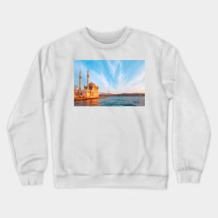 Ortaköy Mosque Turkey Crewneck Sweatshirt